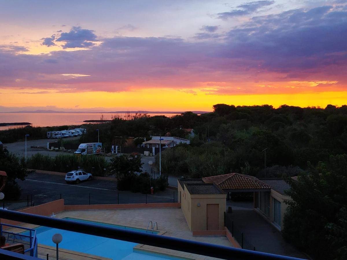 Appartement, Vue Sur Mer, Acces Direct Plage, Piscine Виас Экстерьер фото